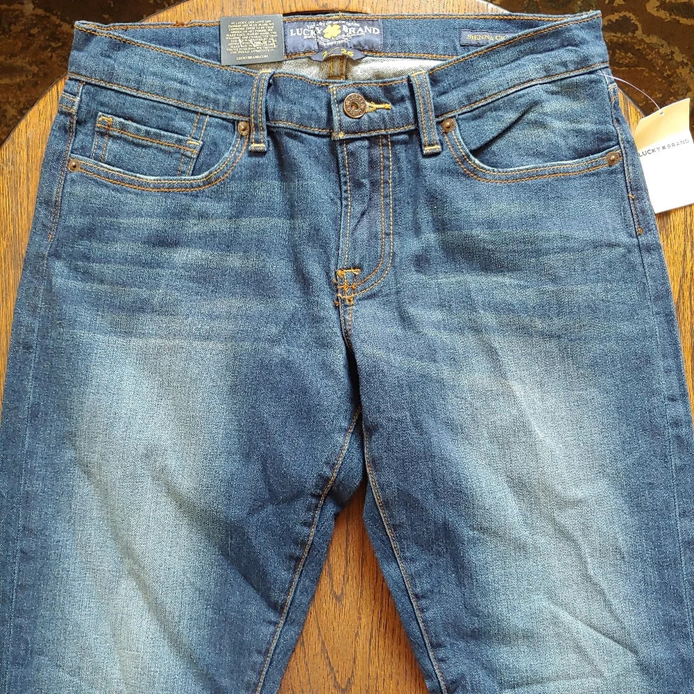 Lucky Brand Sienna Cigerette Medium Wash Jeans Size Women's 2/26 NEW with Tag - Picture 4 of 15